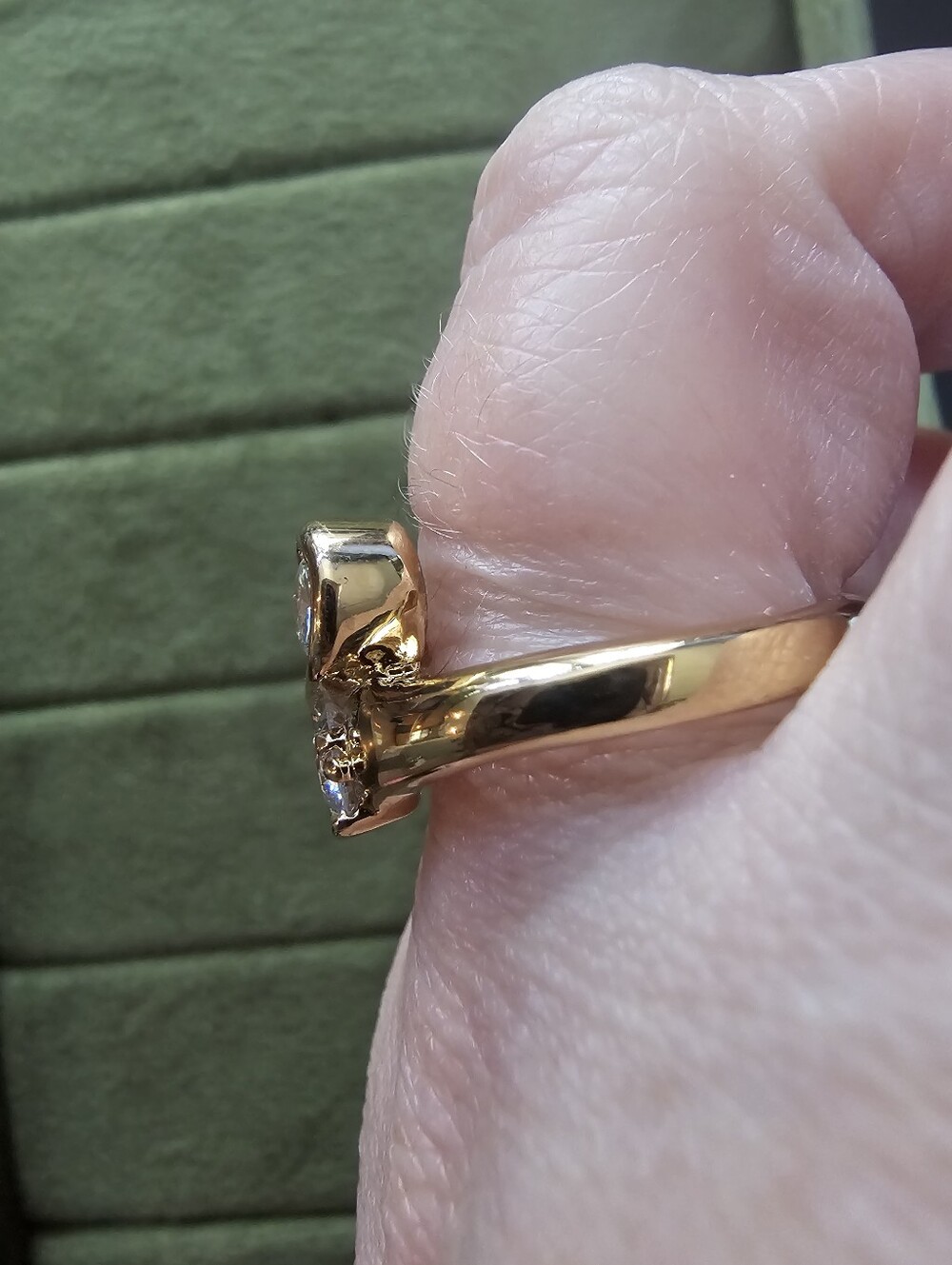 Vintage 14k Gold Plated Ring Size 8 - Picture 4 of 5